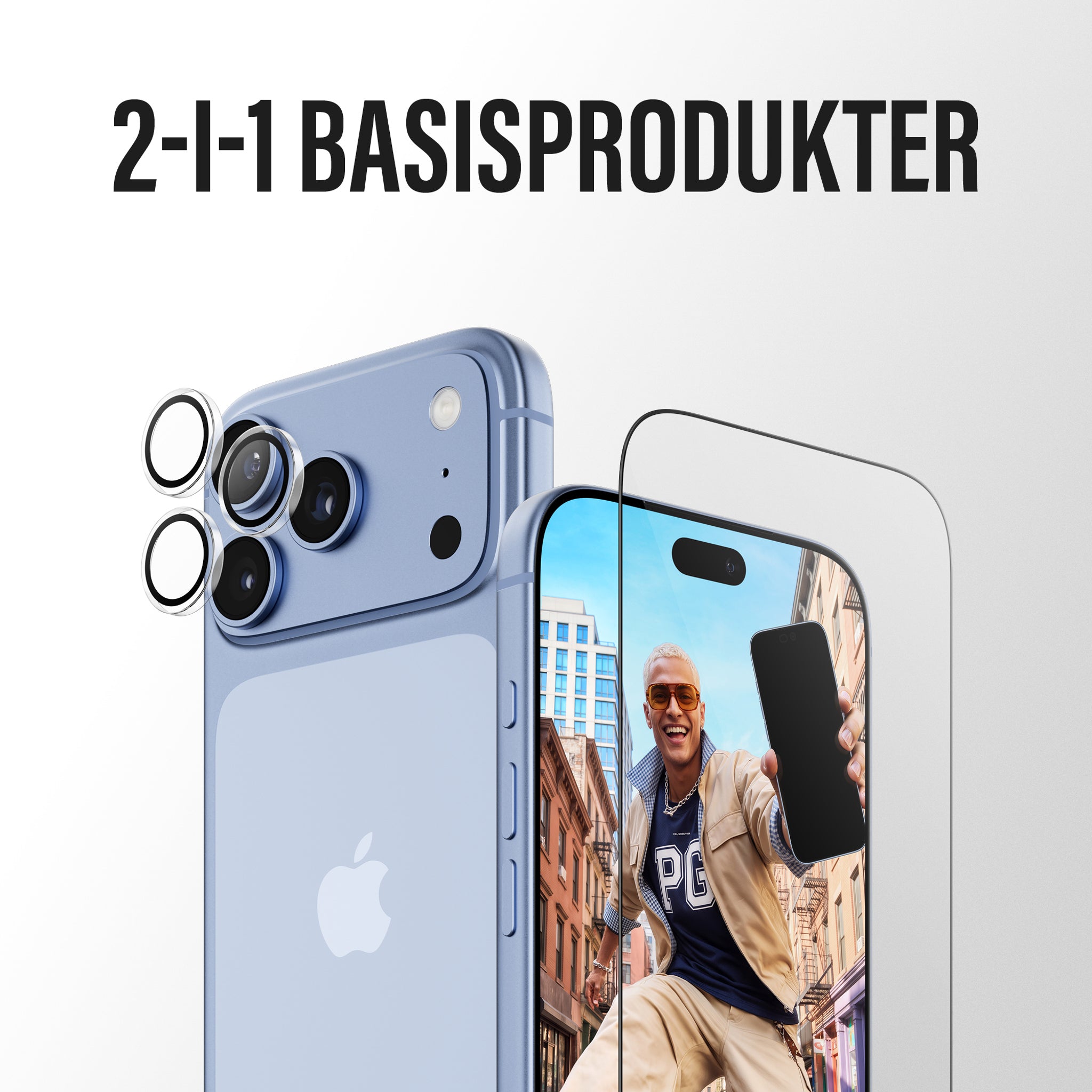 PanzerGlass® 2-in-1 Essentials Pakke iPhone 18 Pro